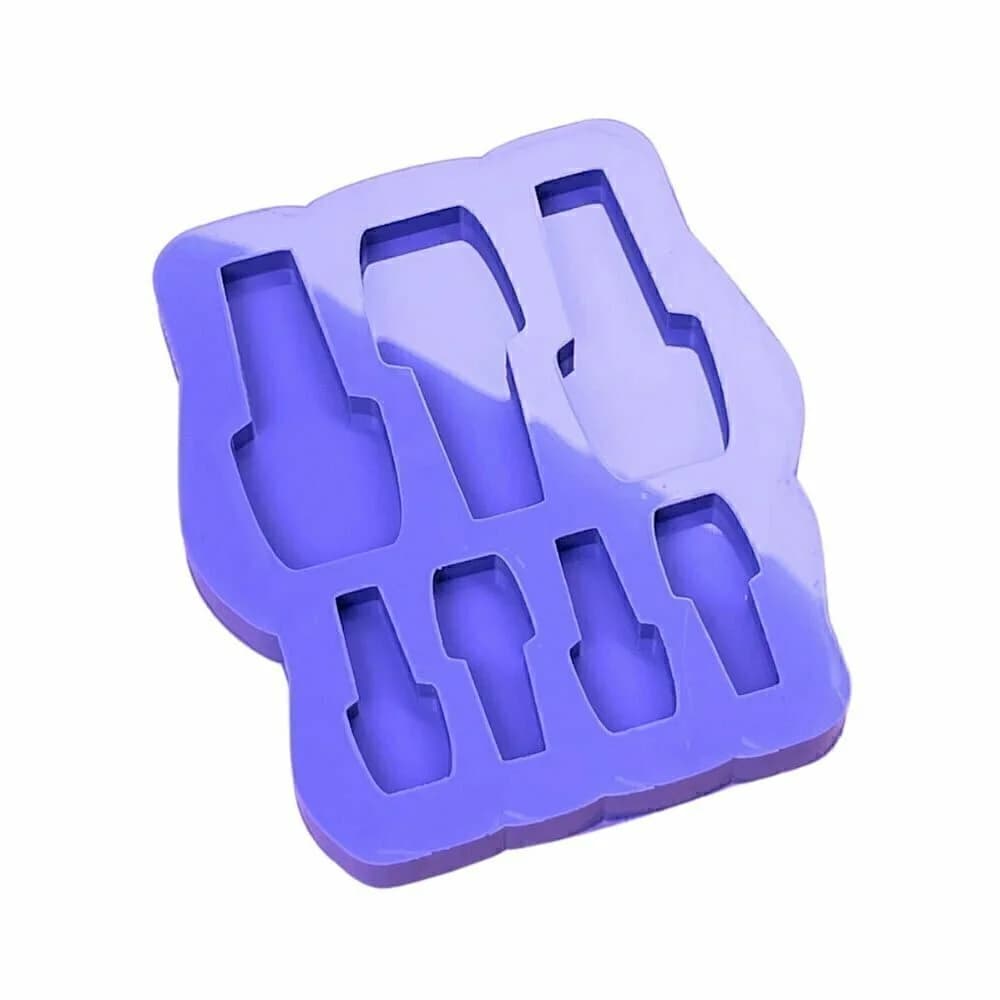 Molde de Silicone Para Resina Esmaltes Variados