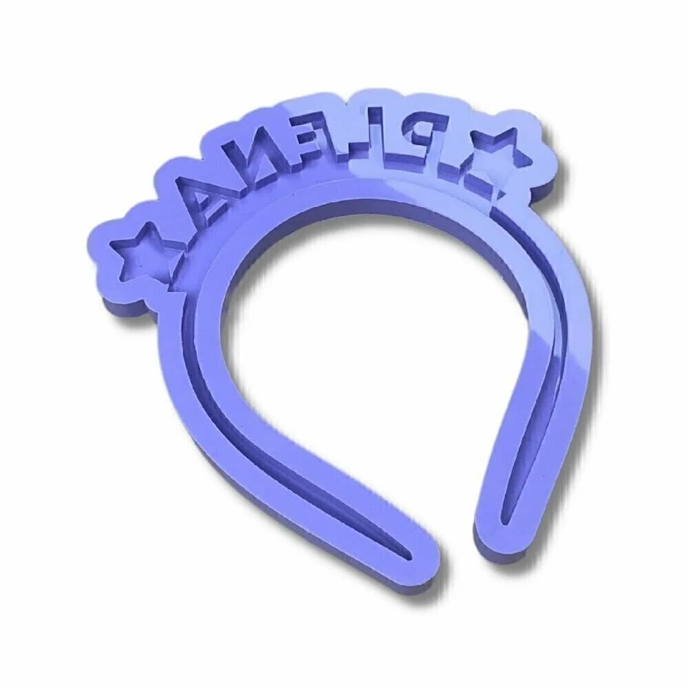 Molde de Silicone Para Resina Epóxi Tiara Plena