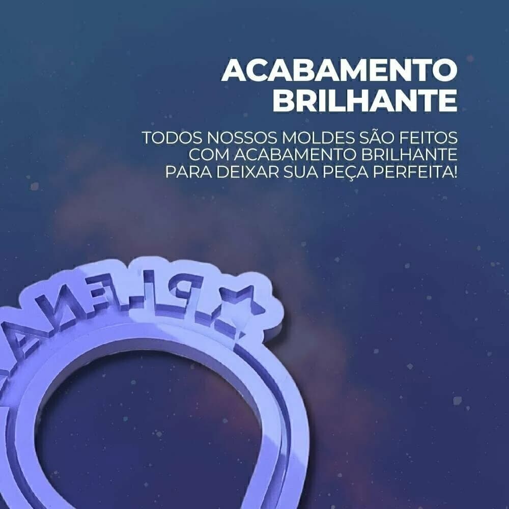 Molde de Silicone Para Resina Epóxi Tiara Plena - Imagem 3