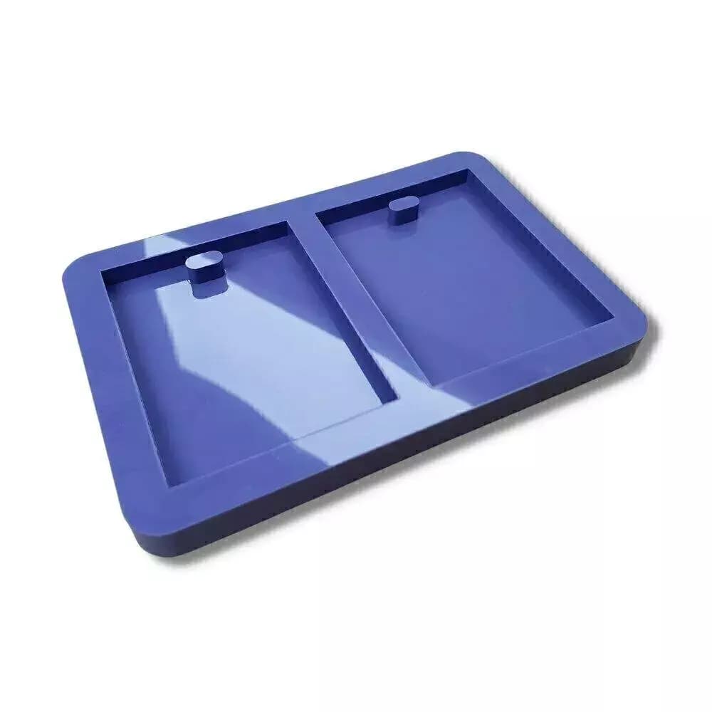 [Bazar] ***Molde de Silicone Para Resina Epóxi Retangular Plaquinha de Foto