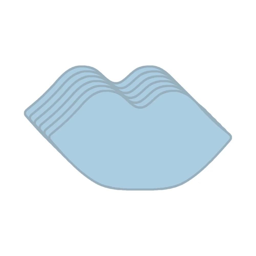 Kit de 6 Espelhos Acrílicos Paleta Mini Espelho Boca 7,5x7cm