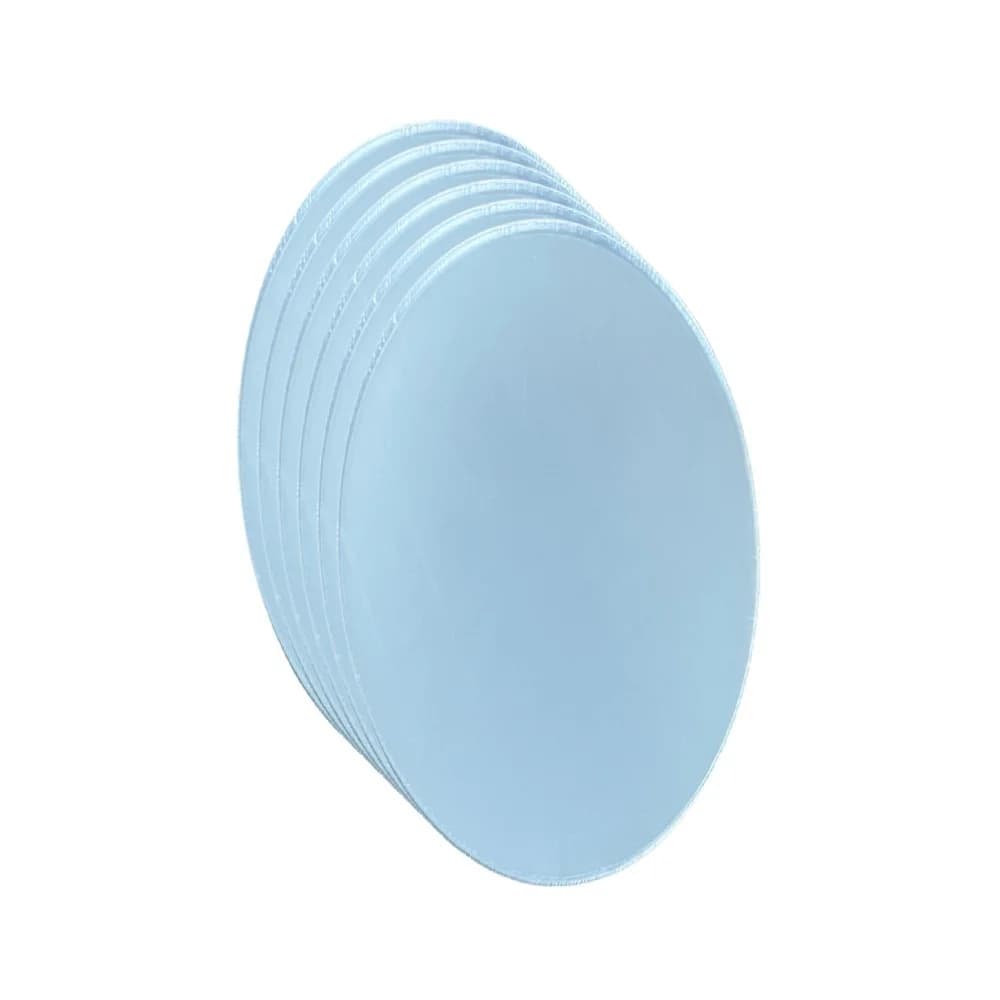 Kit de 6 Espelhos Acrílicos Paleta Mini Espelho Oval 5x7cm - Imagem 1